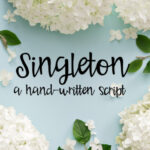 Singleton Font Poster 1