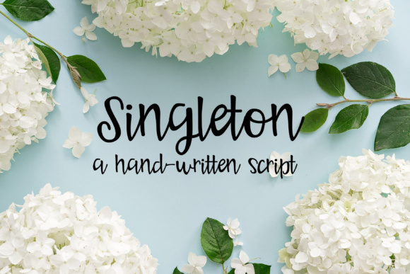 Singleton Font Poster 1