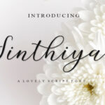 Sinthiya Script Font Poster 1