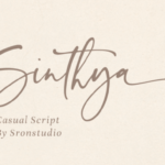 Sinthya Font Poster 1