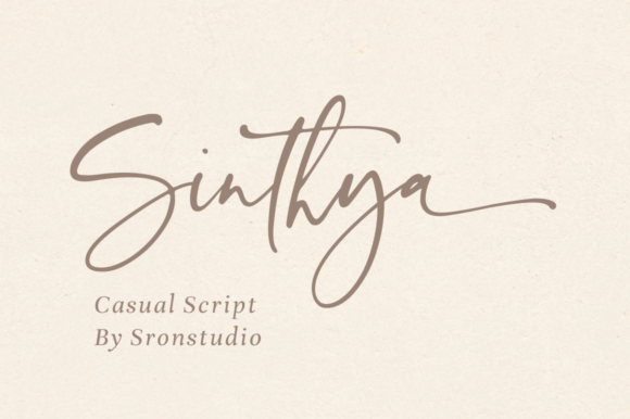 Sinthya Font Poster 1