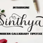 Sinthya Font Poster 1