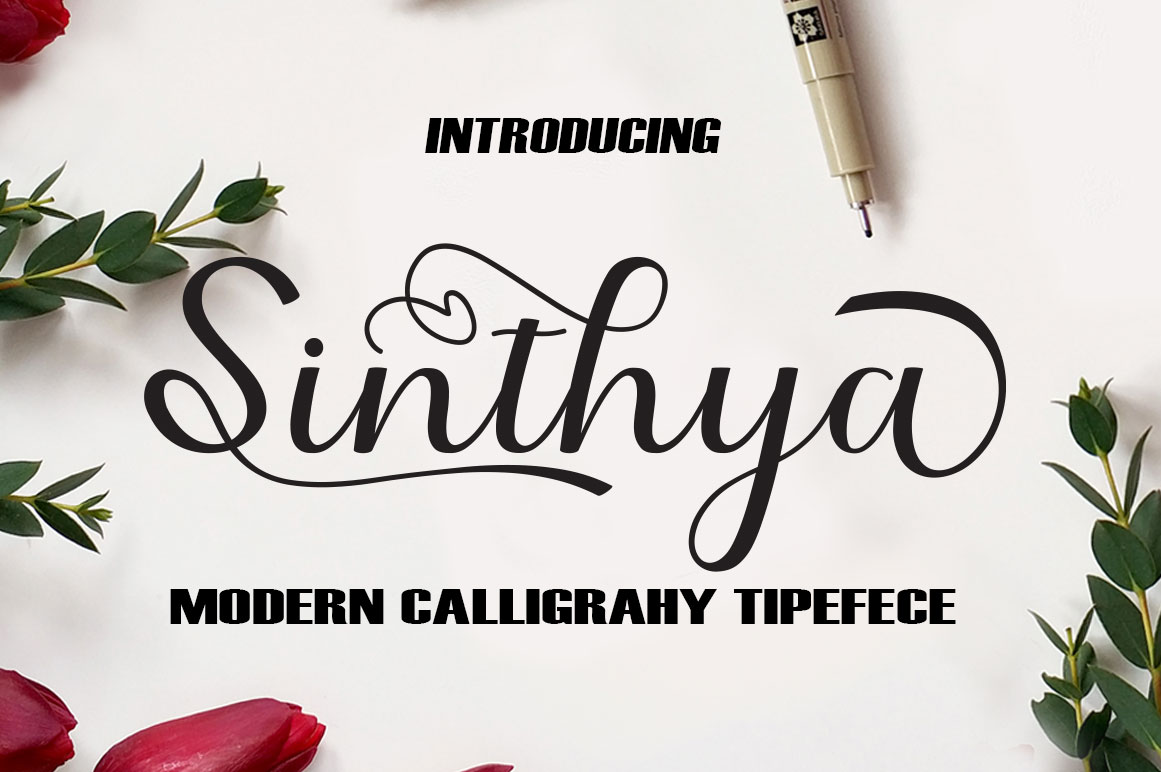 Sinthya Font Poster 1