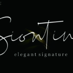 Siontins Font Poster 1