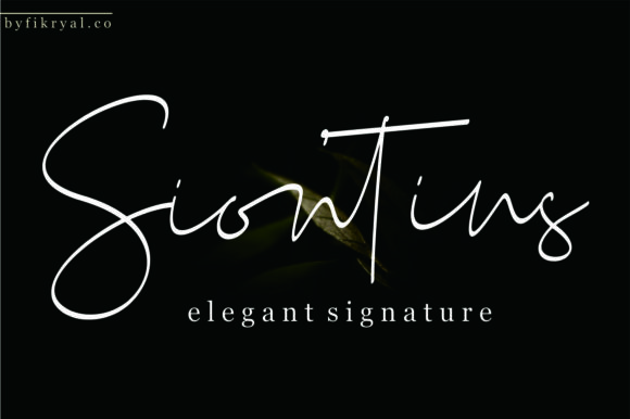 Siontins Font