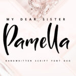 Sister Pamella Font Poster 1