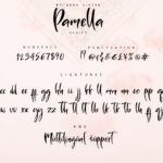 Sister Pamella Font Poster 3