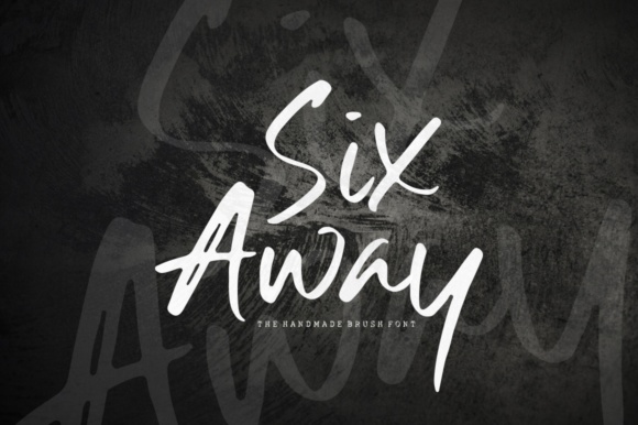 Six Away Font Poster 1