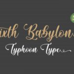 Sixth Babylon Font Poster 1