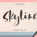 Skyline Font Poster 1