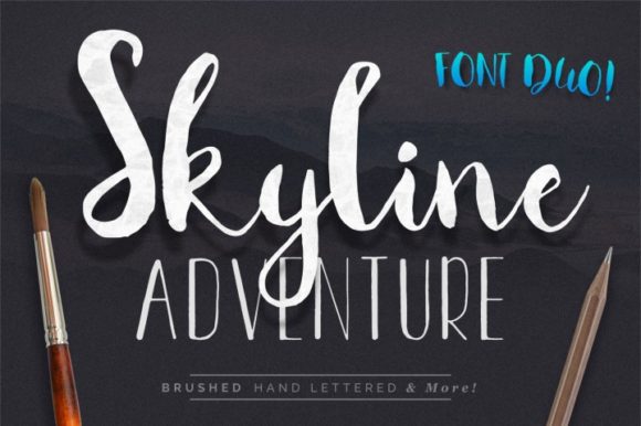 Skyline Adventure Duo Font