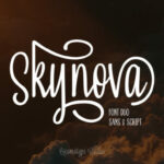 Skynova Duo Font Poster 1