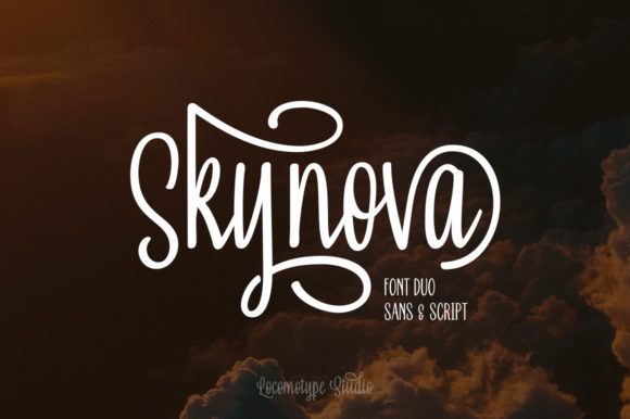 Skynova Duo Font Poster 1