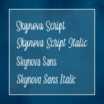 Skynova Duo Font Poster 8