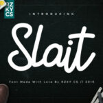 Slait Font Poster 1