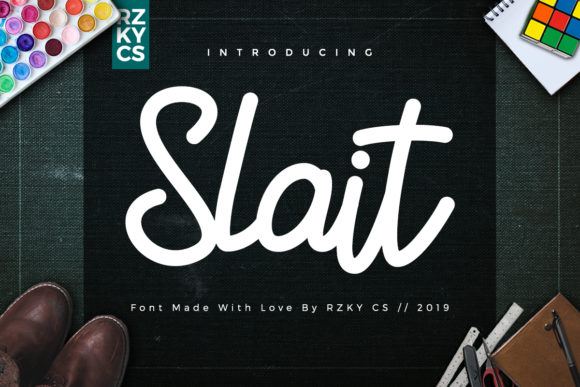 Slait Font Poster 1