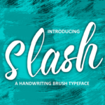 Slash Font Poster 1