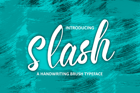 Slash Font Poster 1