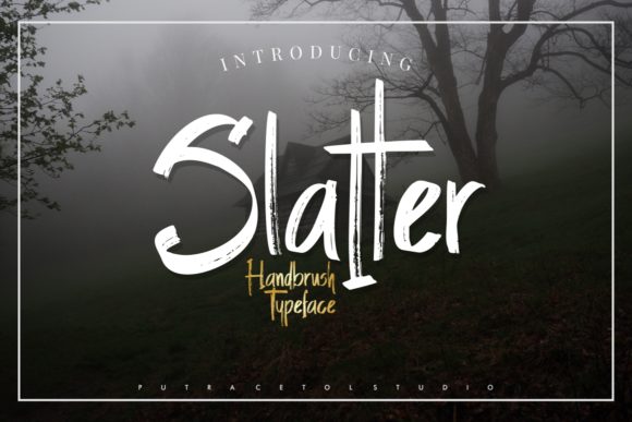 Slatter Font Poster 1