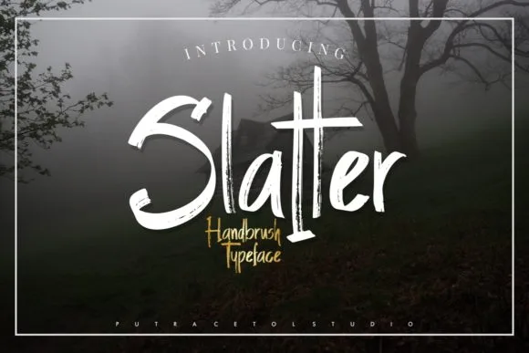 Slatter Font Slatter Font Poster 1