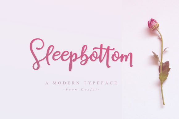 Sleepbottom Font Poster 1