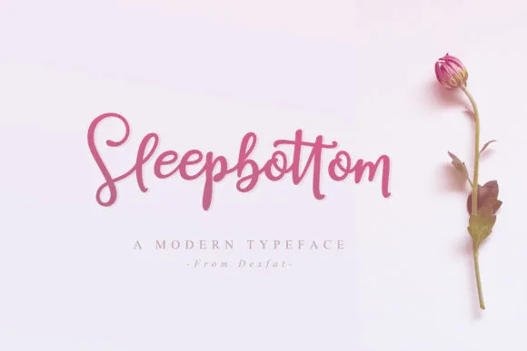 Sleepbottom Font Sleepbottom Font Poster 1