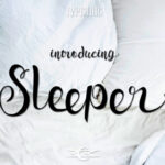 Sleeper Font Poster 1