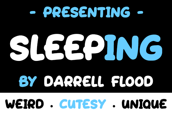 Sleeping Font