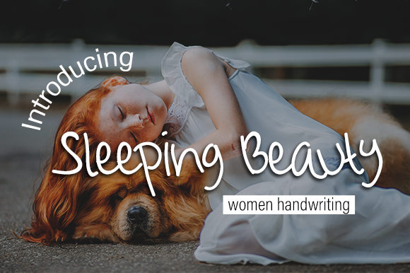 Sleeping Beauty Font Poster 1