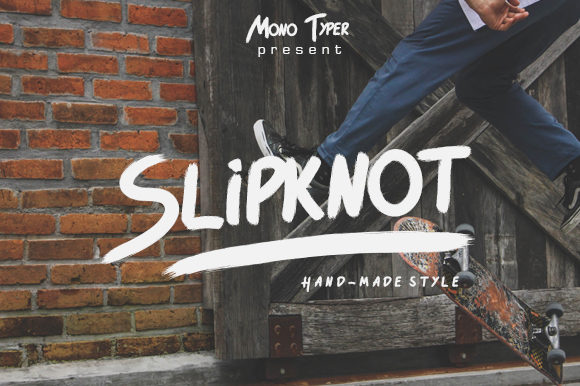 Slipknot Font Poster 1