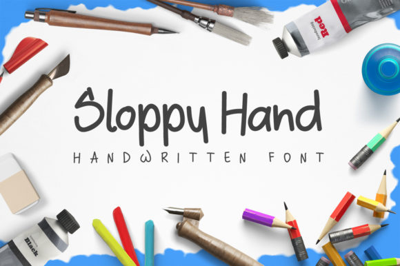 Sloppy Hand Font