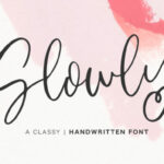 Slowly Font Poster 1