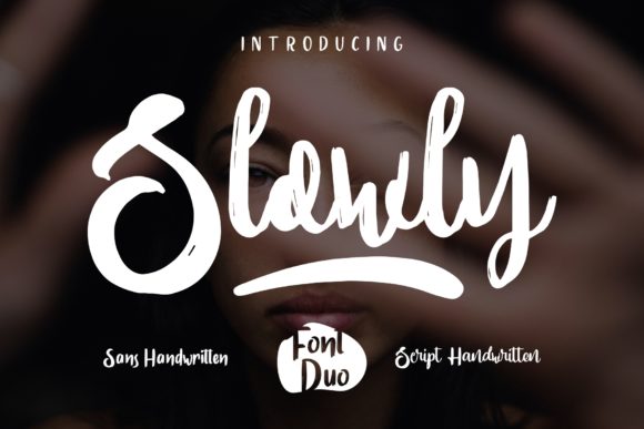 Slowly Duo Font Poster 1
