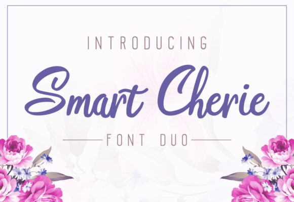 Smart Cherie Duo Font Smart Cherie Duo Font Poster 1