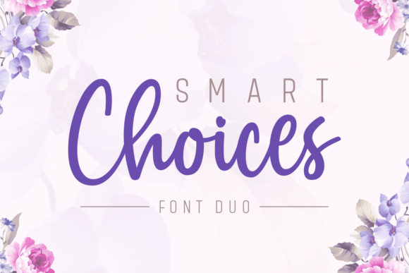 Smart Choices Duo Font Poster 1