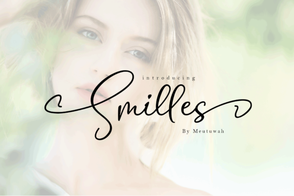 Smilles Script Font Poster 1