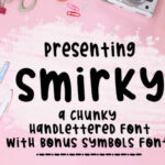 Smirky Font Poster 1