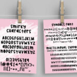 Smirky Font Poster 4