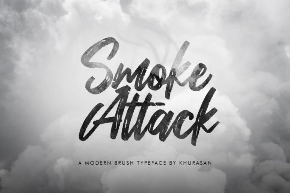 Smoke Attack Font