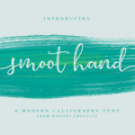 Smoot Hand Font Poster 1