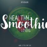 Smoothies Font Poster 1