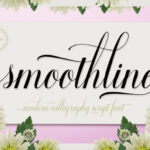 Smoothline Script Font Poster 1