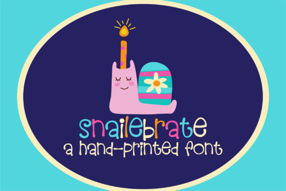 Snailebrate Font Poster 1