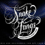 SnakeFangs Font Poster 1