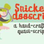 Snickerdooscript Font Poster 1