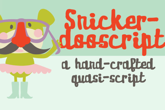 Snickerdooscript Font