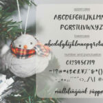 Snow Globe Font Poster 4