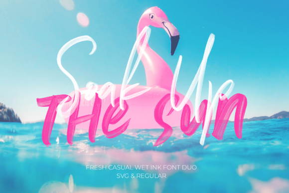 Soak Up the Sun Duo Font Poster 1