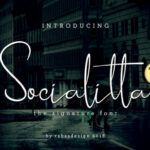 Socialitta Font Poster 1