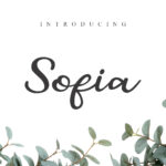 Sofia Font Poster 1